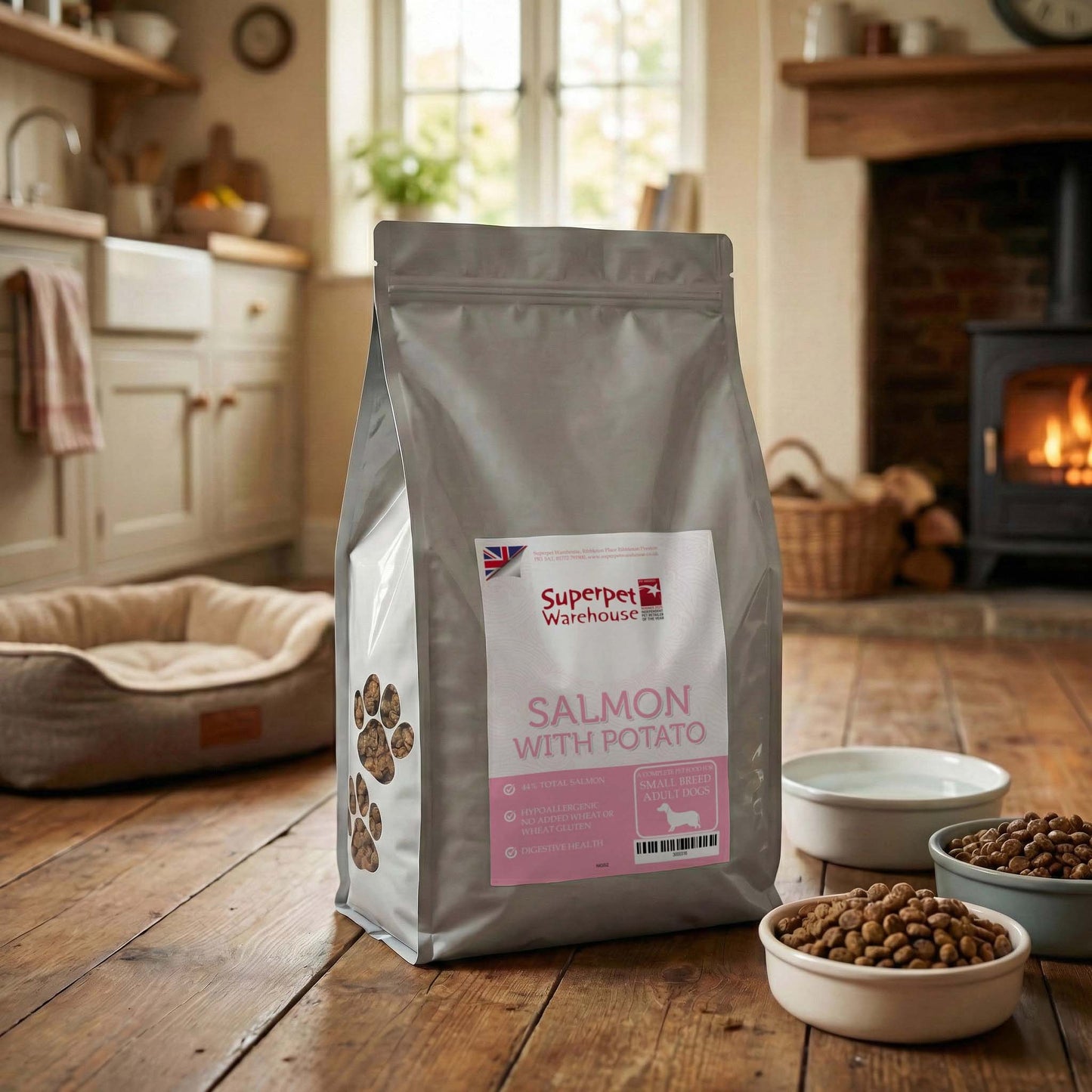 Superpet Super Premium Dog Small Bite Adult Salmon And Potato 2kg