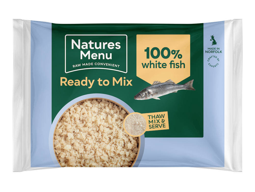 Natures Menu Frozen Minced White Fish 400g