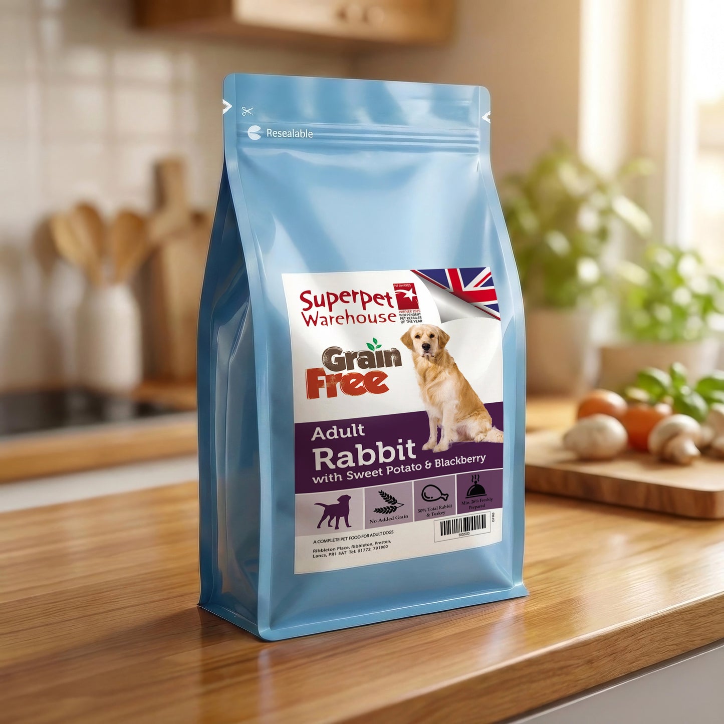 Superpet Grain Free Adult Rabbit 2kg