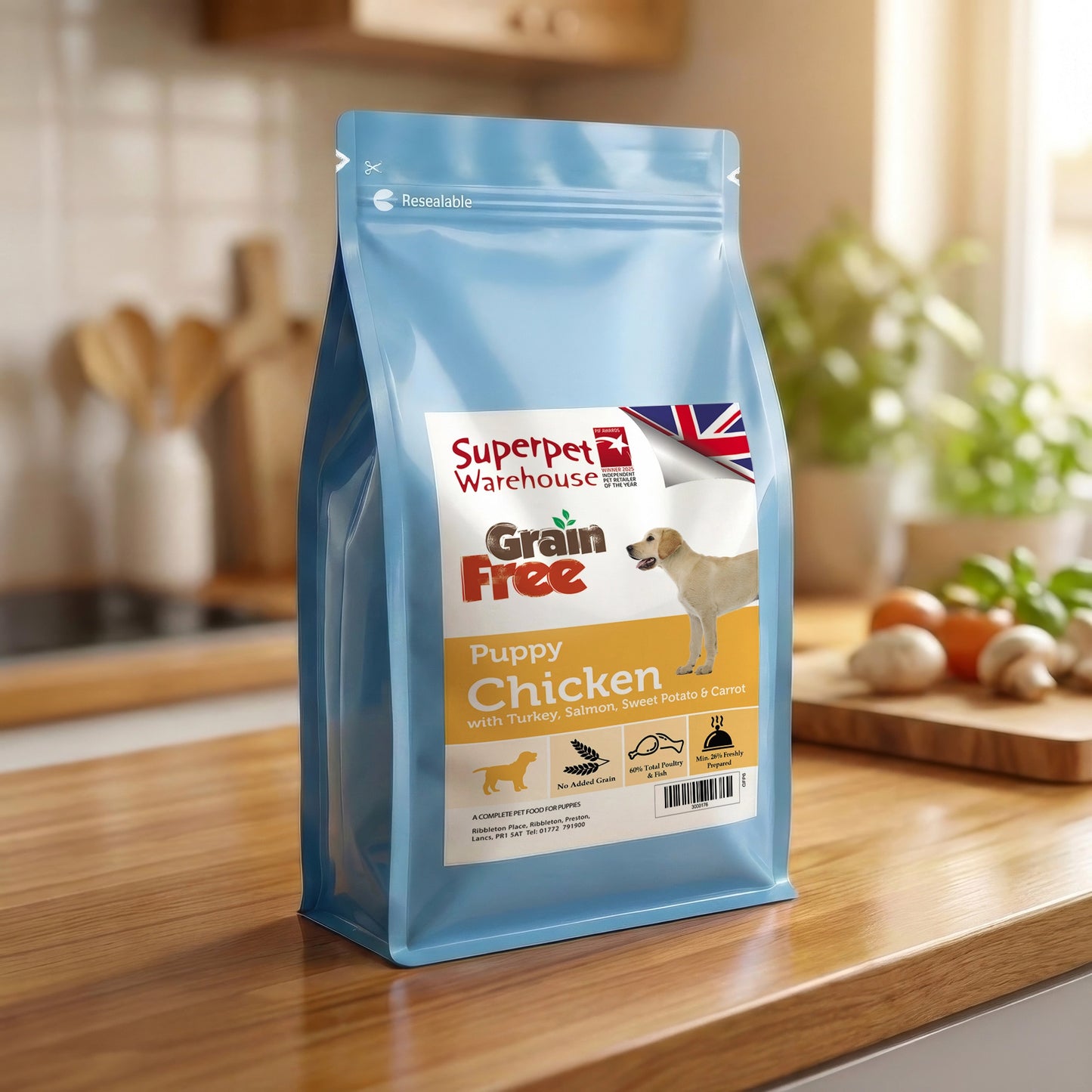 Superpet Grain Free Puppy Chicken 2kg