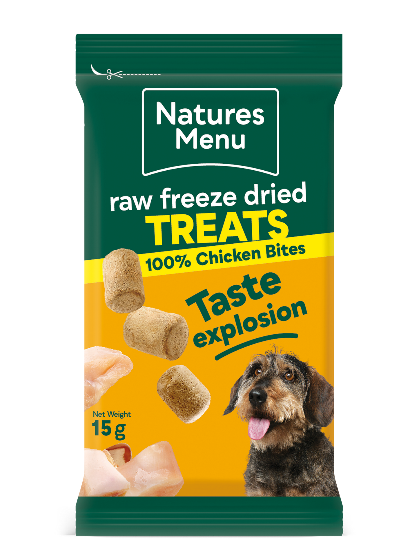 Natures Menu Freeze Dried Bites 15G Chicken