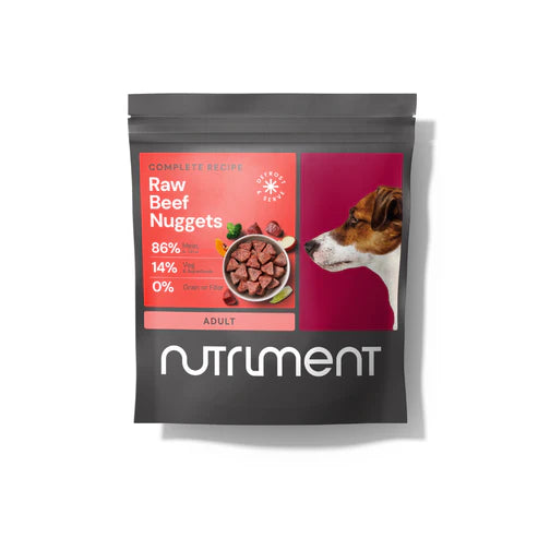 Nutriment Raw Nuggets Adult Beef 1Kg