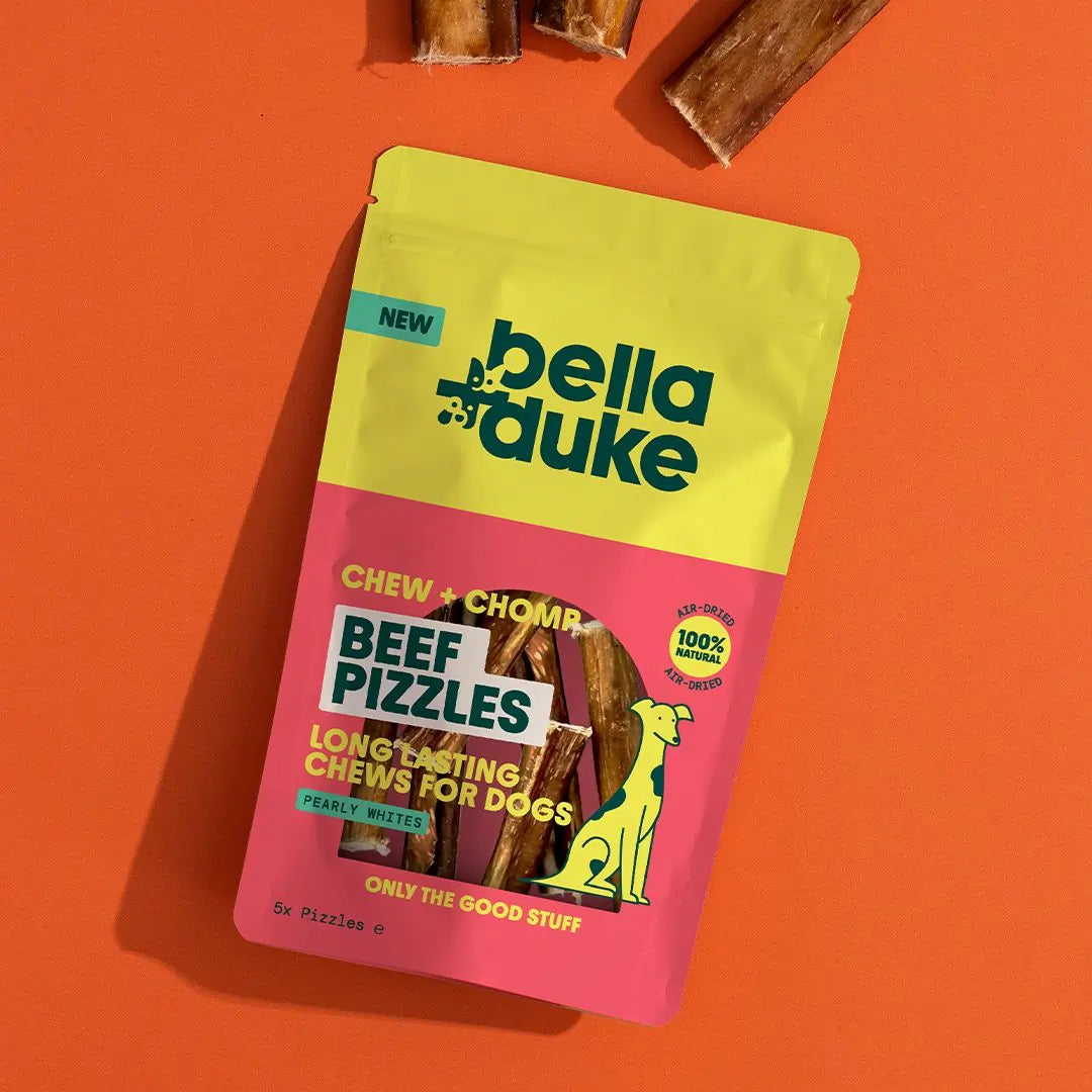 Bella & Duke Treats Premium Beef Pizzels 5 pieces