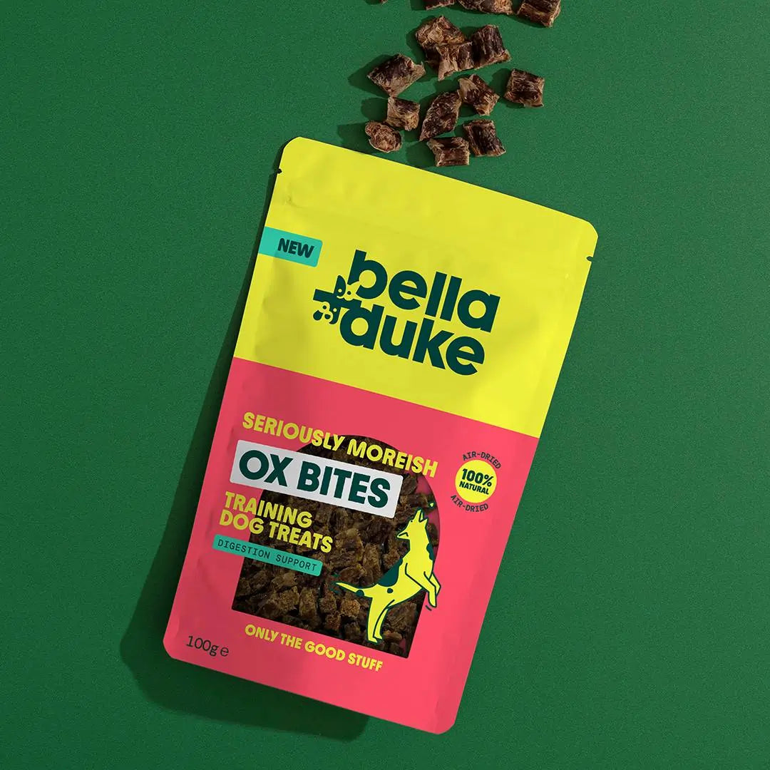 Bella & Duke Treats Hearty Ox Bites 100g