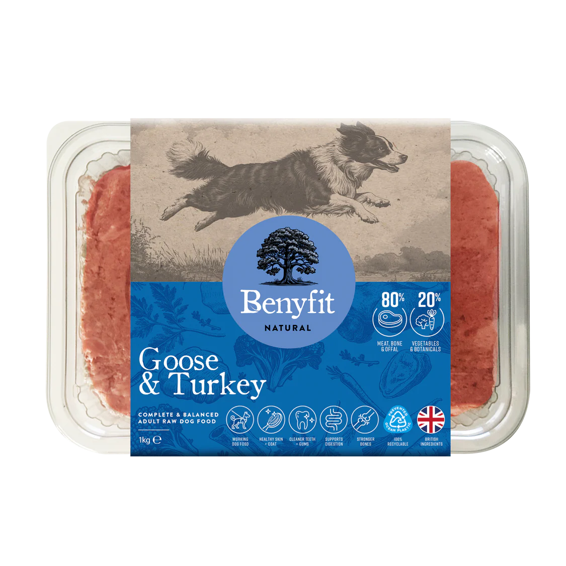 Benyfit Natural Goose & Turkey Complete 1kg