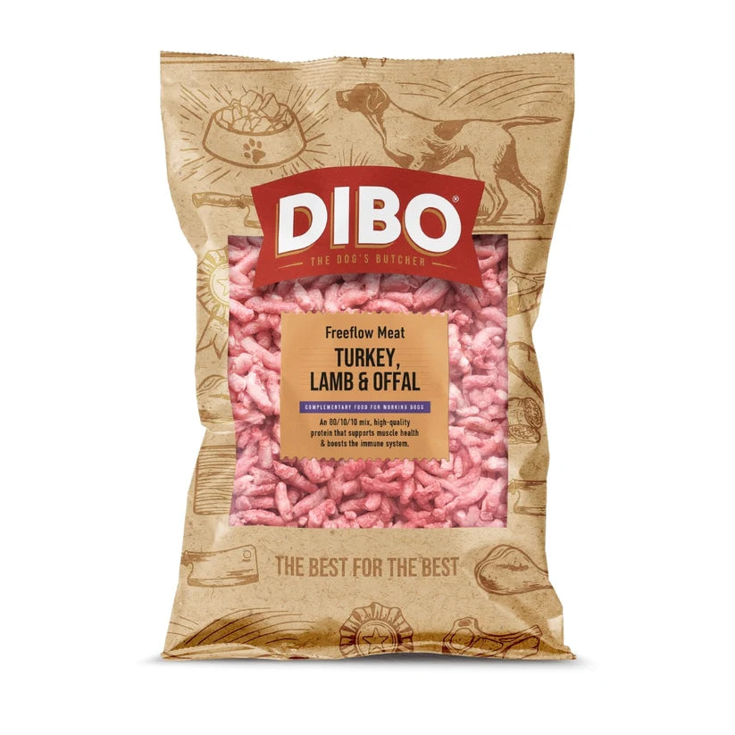 Dibo Turkey,Lamb & Offal Freeflow 1Kg
