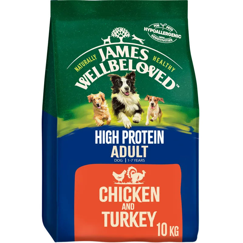 James Wellbeloved Dog Adult High Protein Chicken & Turkey 1.4kg