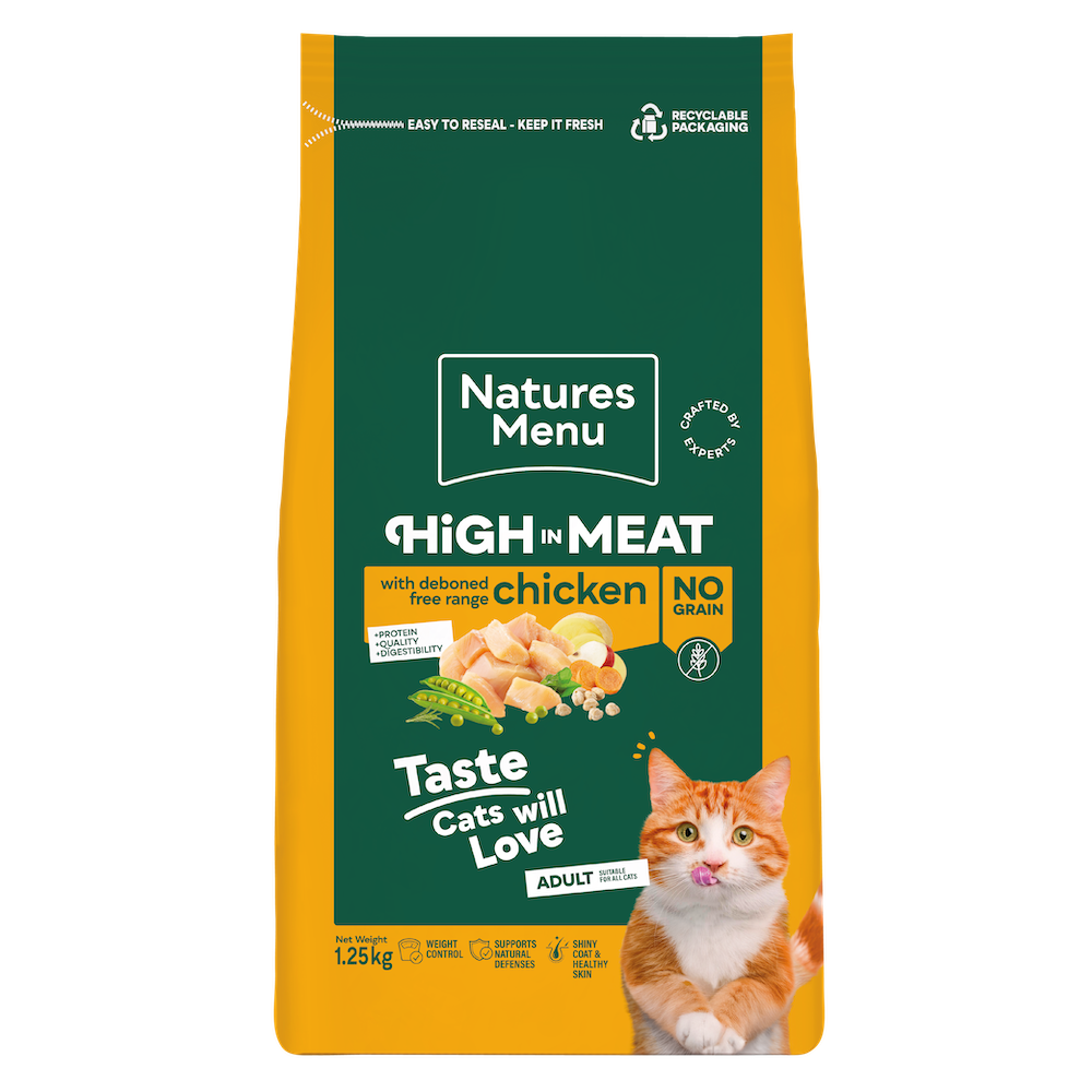 Natures Menu High In Meat Cat Chicken 1.25kg