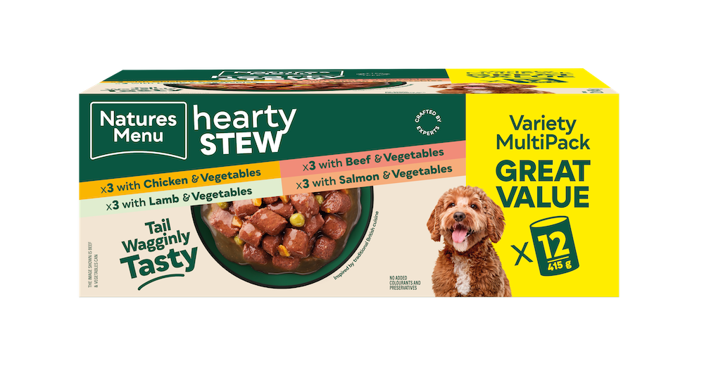 Natures Menu Hearty Stews Cans Multipack 12x415g