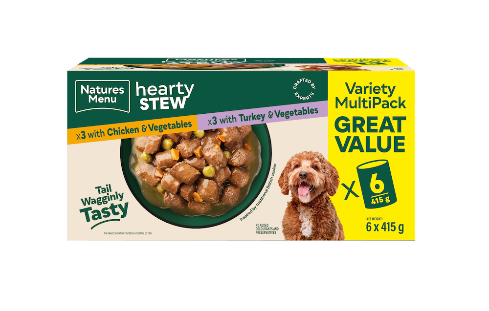 Natures Menu Hearty Stews Chicken & Turkey Multipack 6 x 415g
