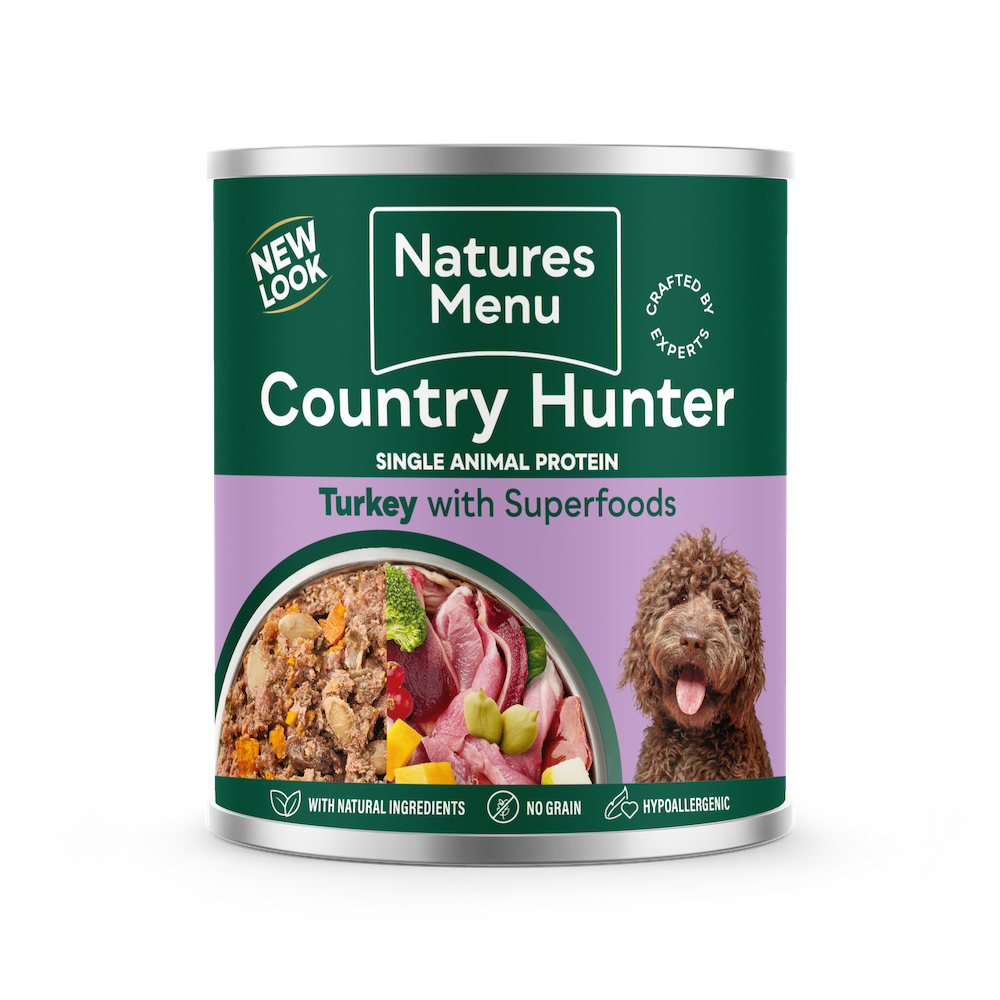 Natures Menu Country Hunter Turkey with Superfoods Can 600g