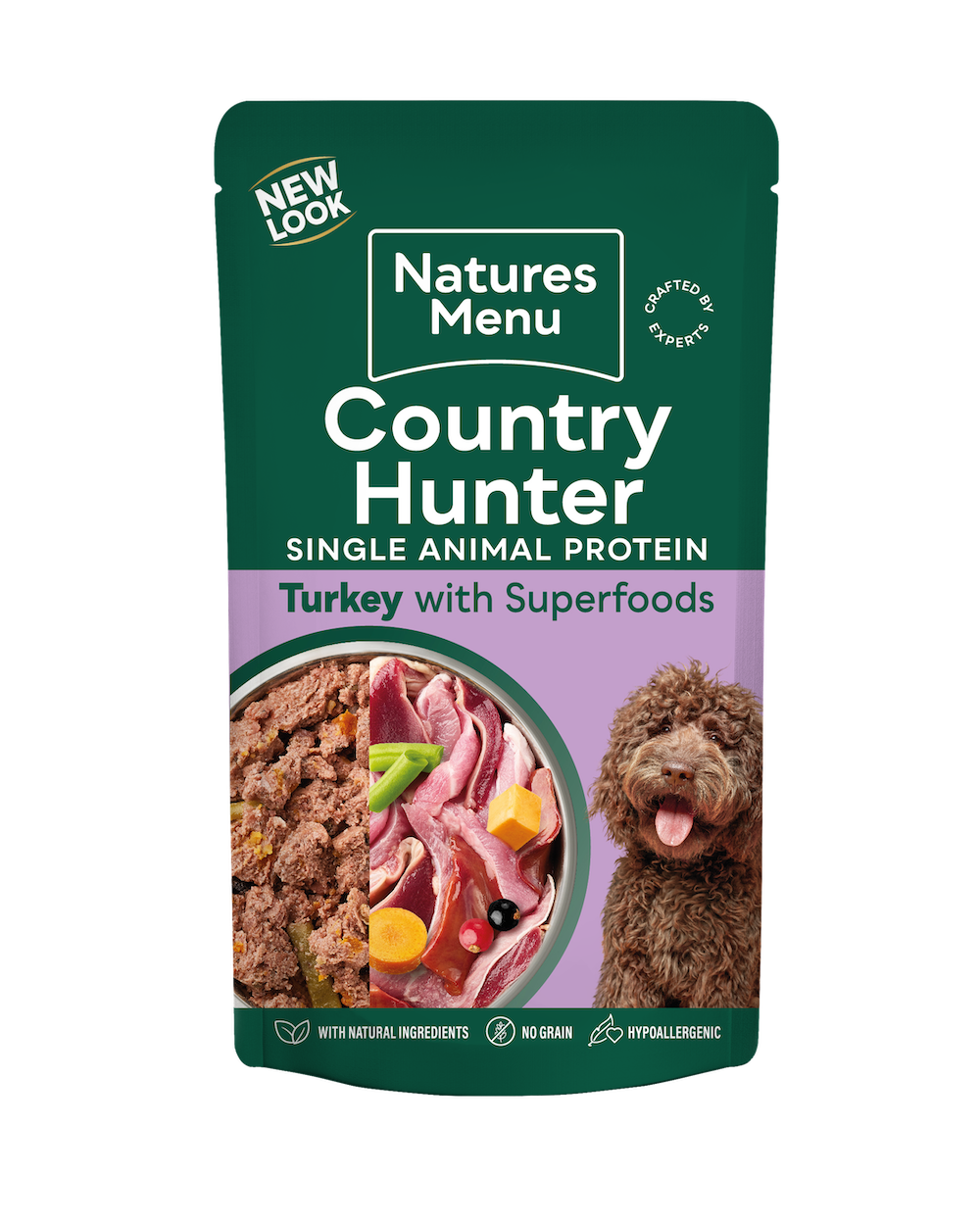 Natures Menu Country Hunter Turkey with Superfoods Pouch 150g