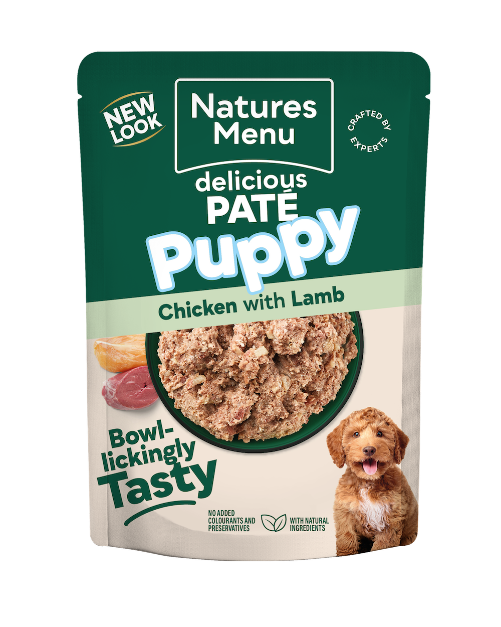 Natures Menu Chicken with Lamb Pouch for Puppies 300g