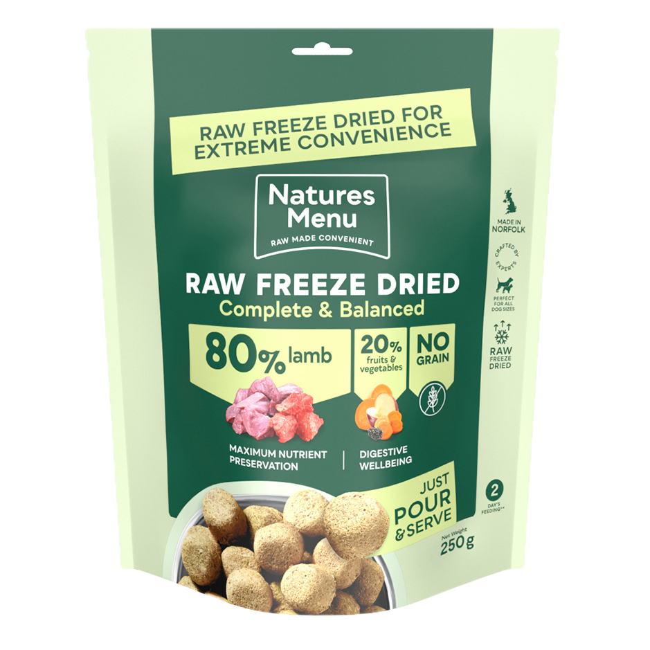 Natures Menu Freeze Dried Complete Lamb 250g