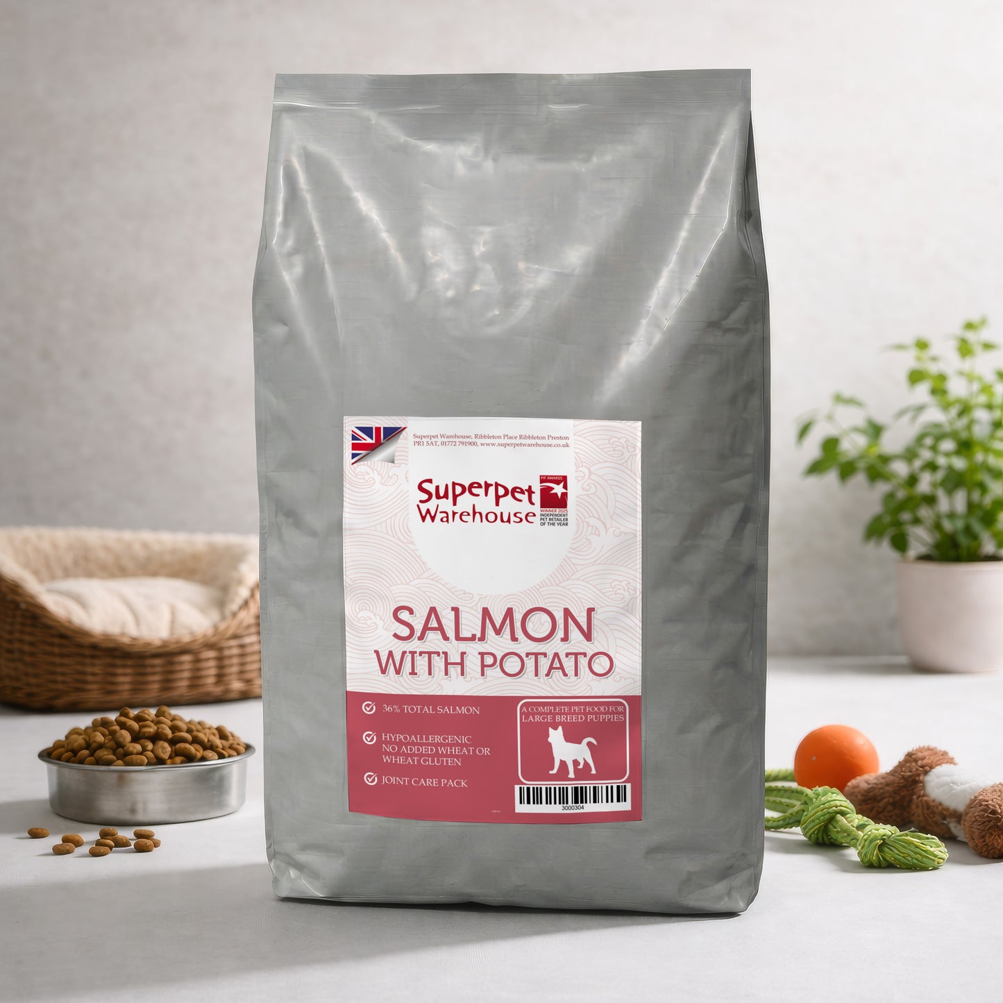 Super Premium Large Breed Puppy Salmon 12Kg