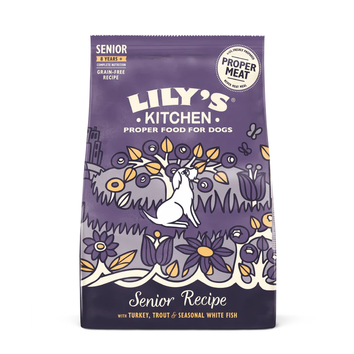 Lily's Kitchen Dog Dry Senior Recipe 8+ Salmon & Trout 7kg