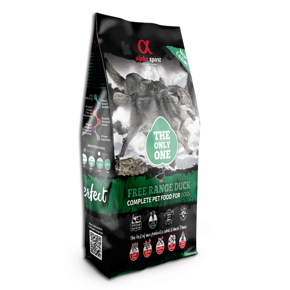 Alpha Spirit Free Range Duck Cold Pressed Food 12Kg product image
