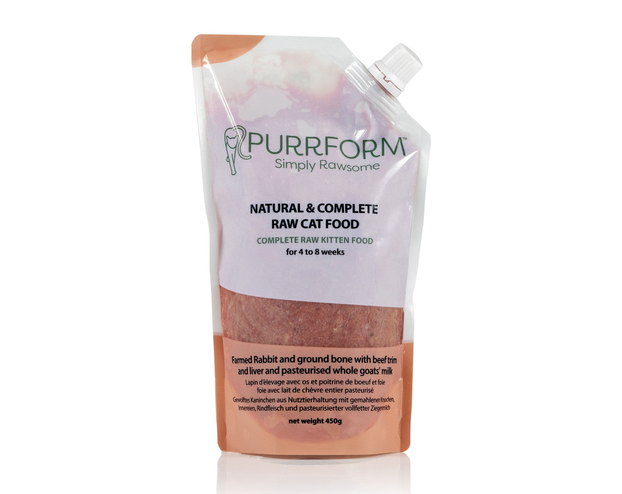 Purrform Weaning Paste Rabbit 450G