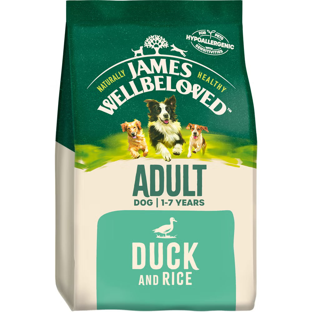 James Wellbeloved Dog Adult Duck 15kg