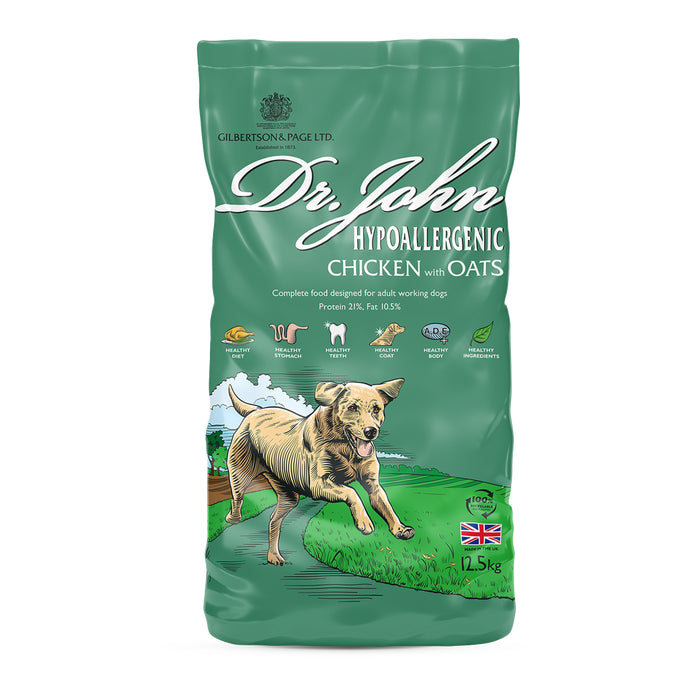 Dr John Hypoallergenic Chicken And Oats 12.5kg product image