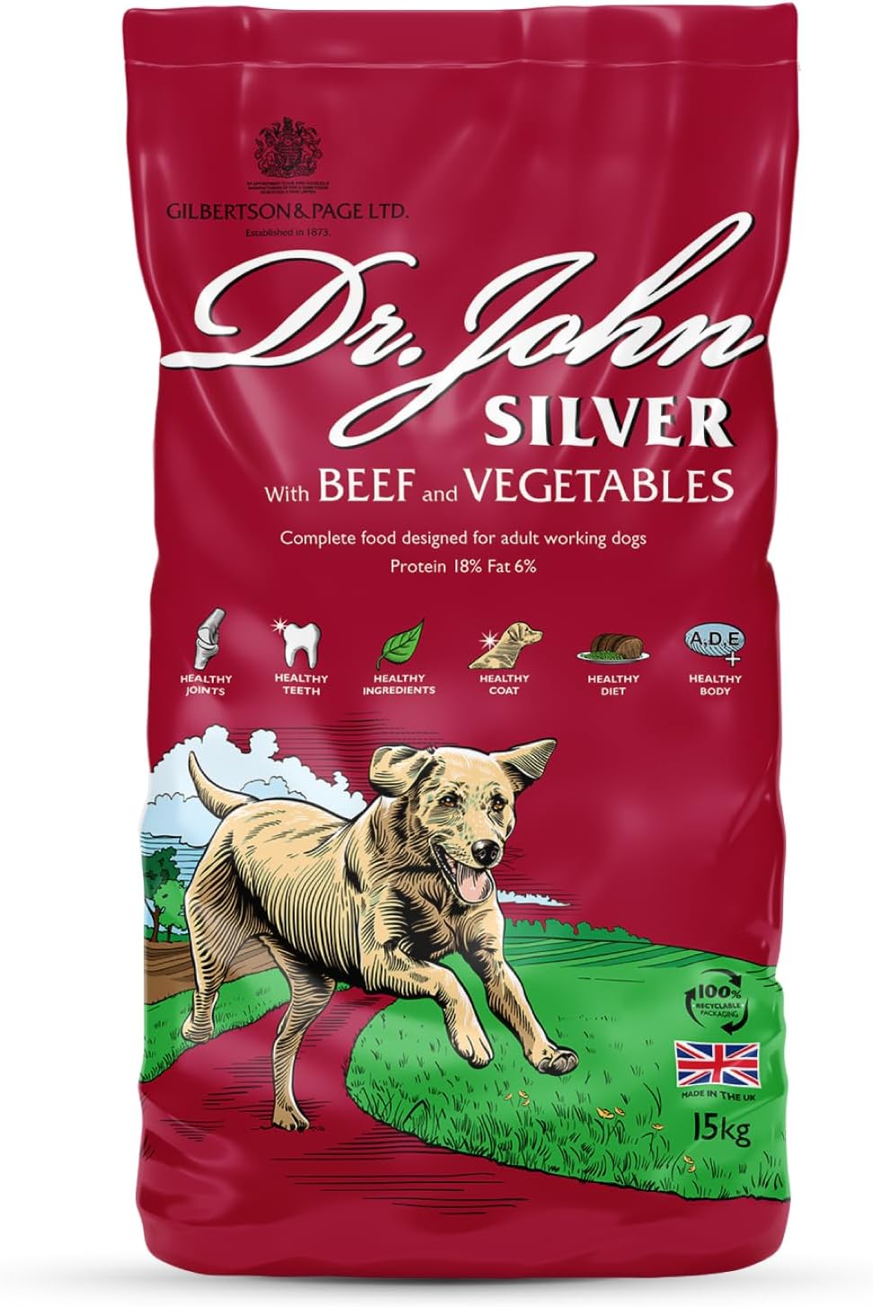 Dr John Silver With Beef 15kg product image