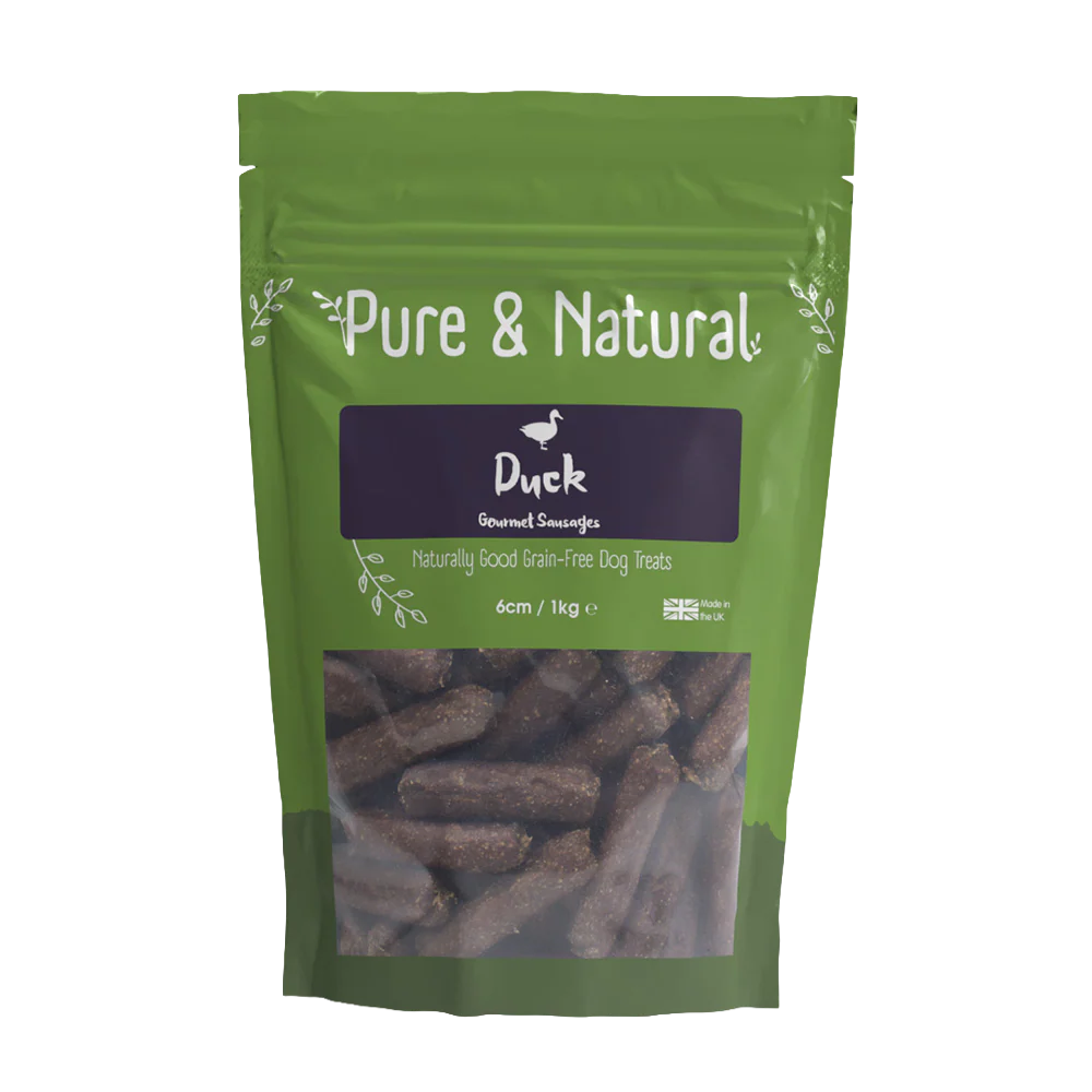 Pure & Natural Sausages Duck 6cm 1kg