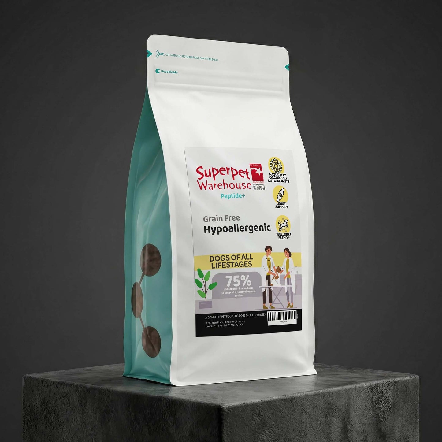 Superpet Warehouse Peptide+ Advanced Hypoallergenic 1.5Kg