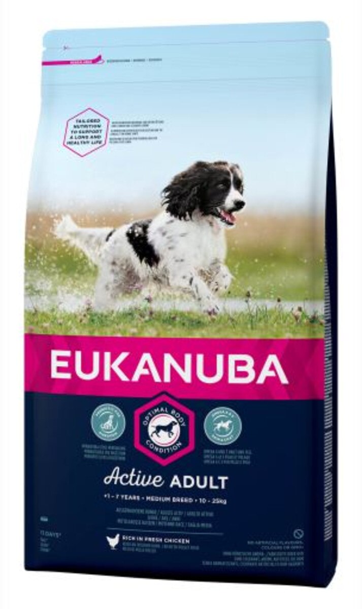 Eukanuba Active Adult Medium Breed Chicken 2kg product image