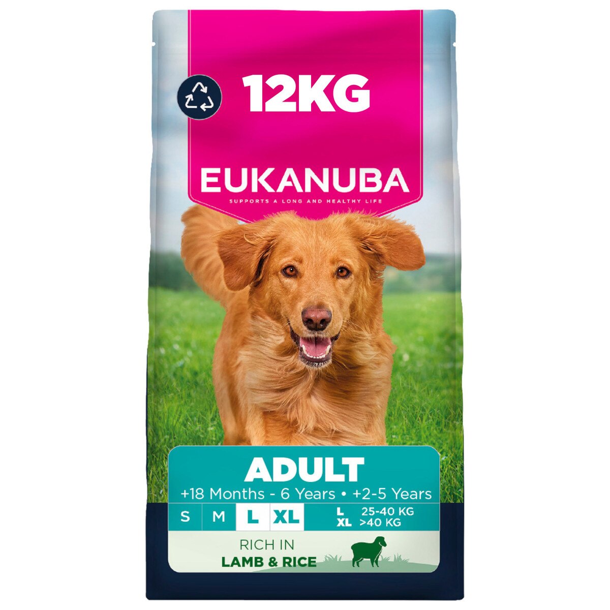 Eukanuba Adult Lamb & Rice Large Breed 12Kg product image