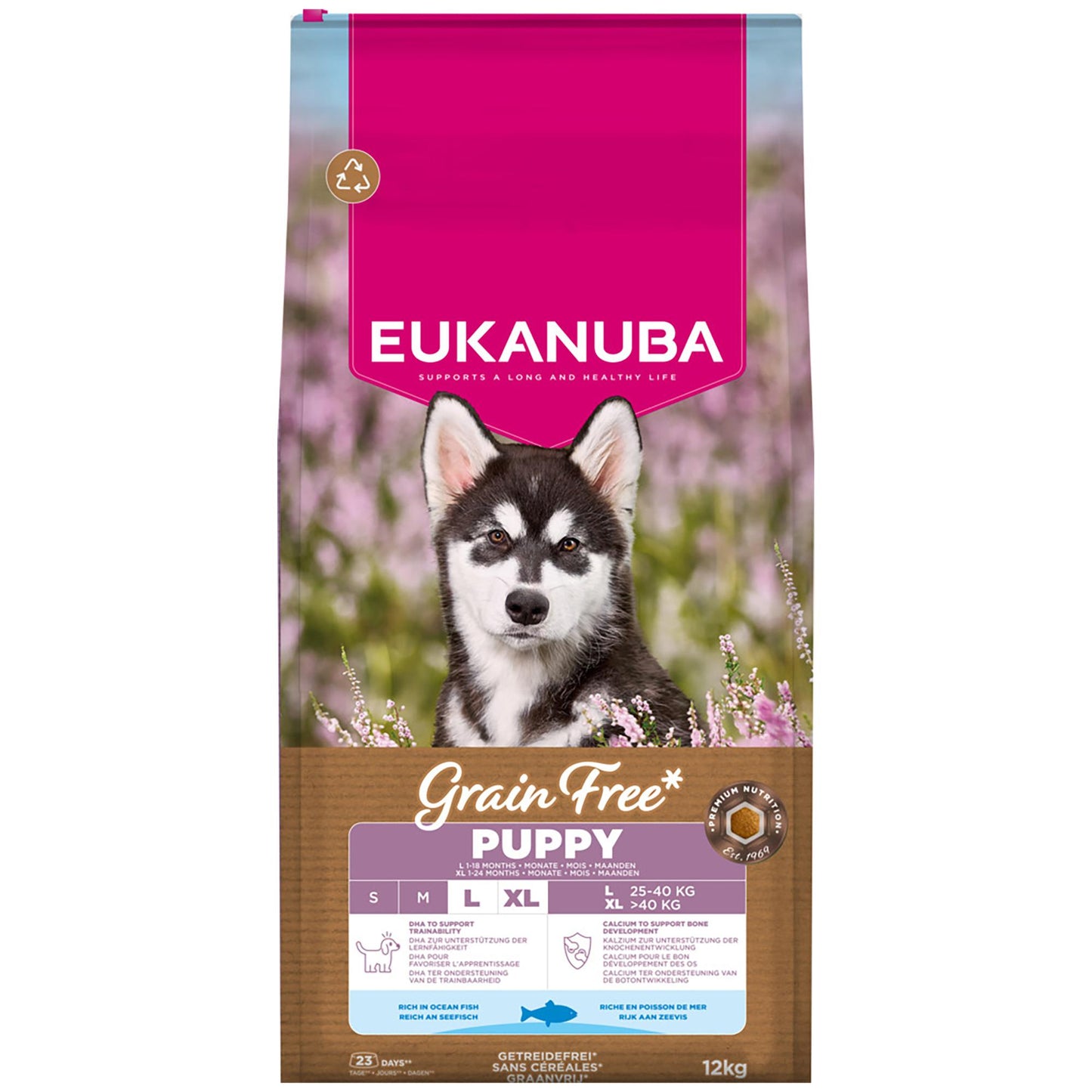 Eukanuba Puppy Grain Free Ocean Fish Large Breed 12kg product image