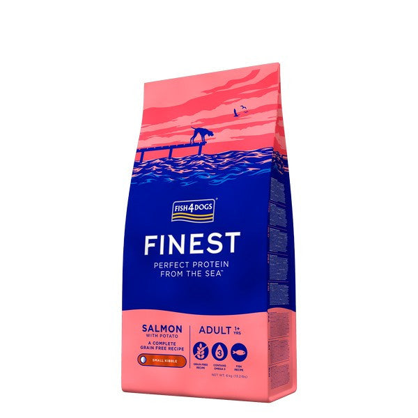 Fish4Dogs Finest Adult Salmon With Potato (Small Kibble) 6kg product image