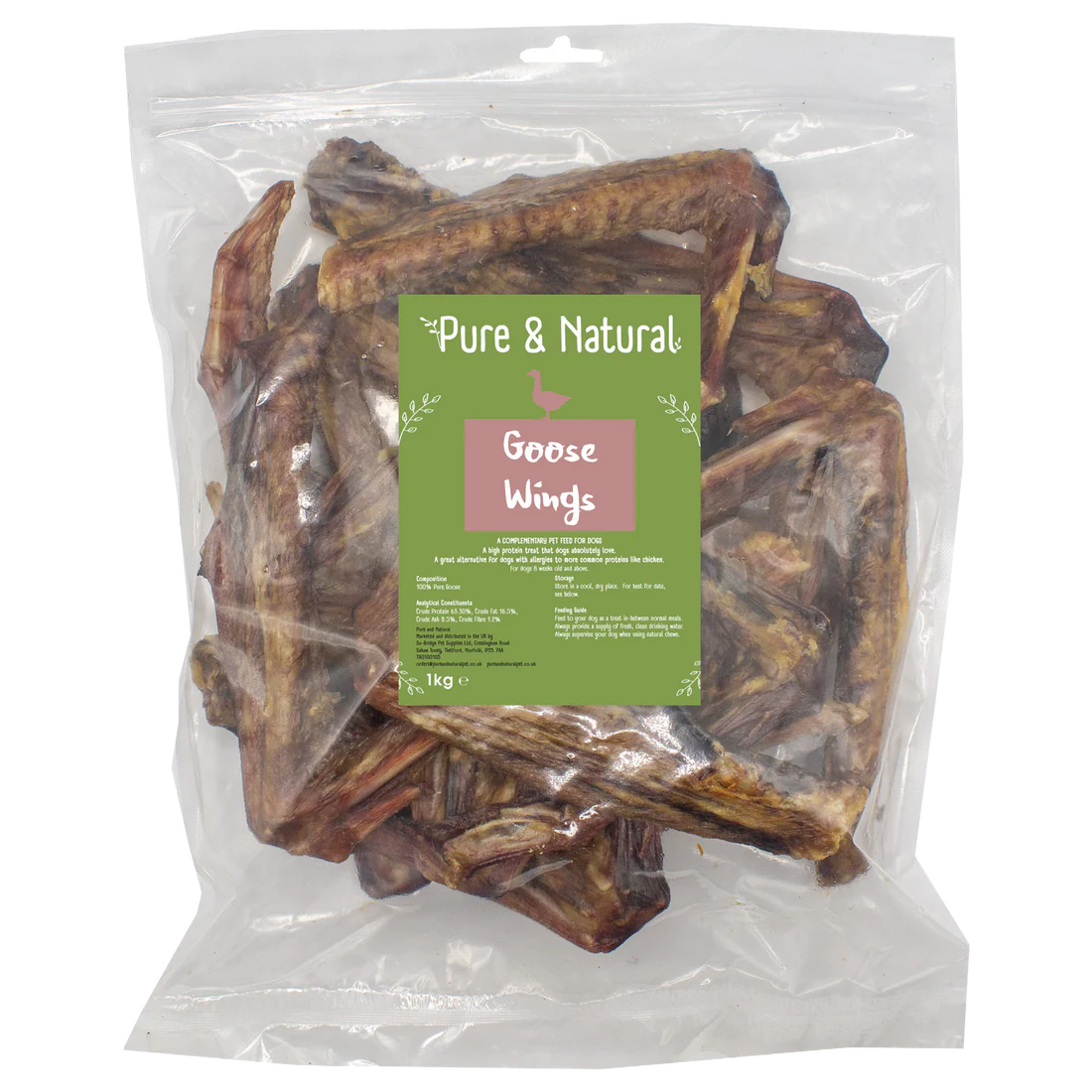 Pure & Natural Goose Wings 1kg