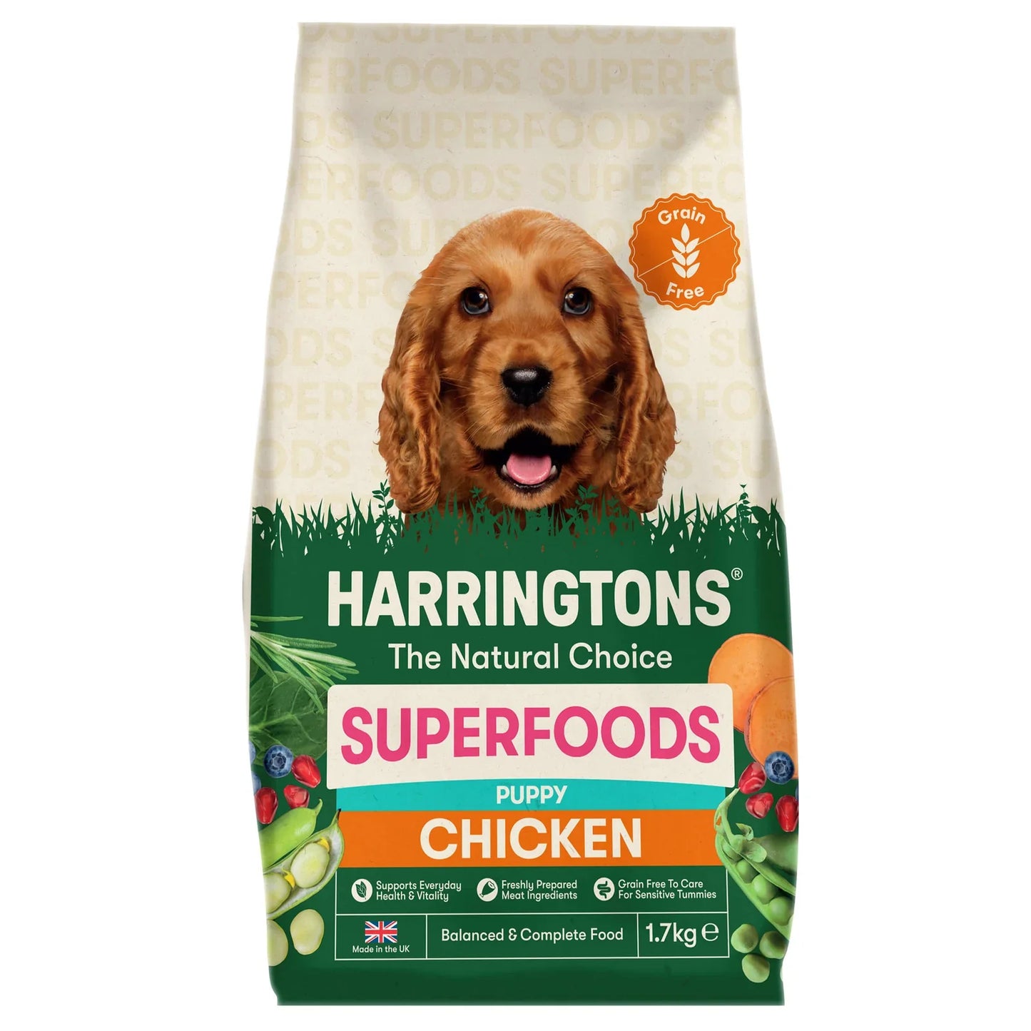 Harringtons Puppy Grain Free Superfoods Chicken 1.7kg product image