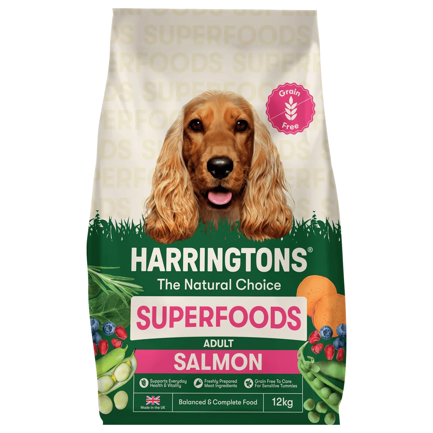 Harringtons Superfood Grain Free Salmon 12kg product image