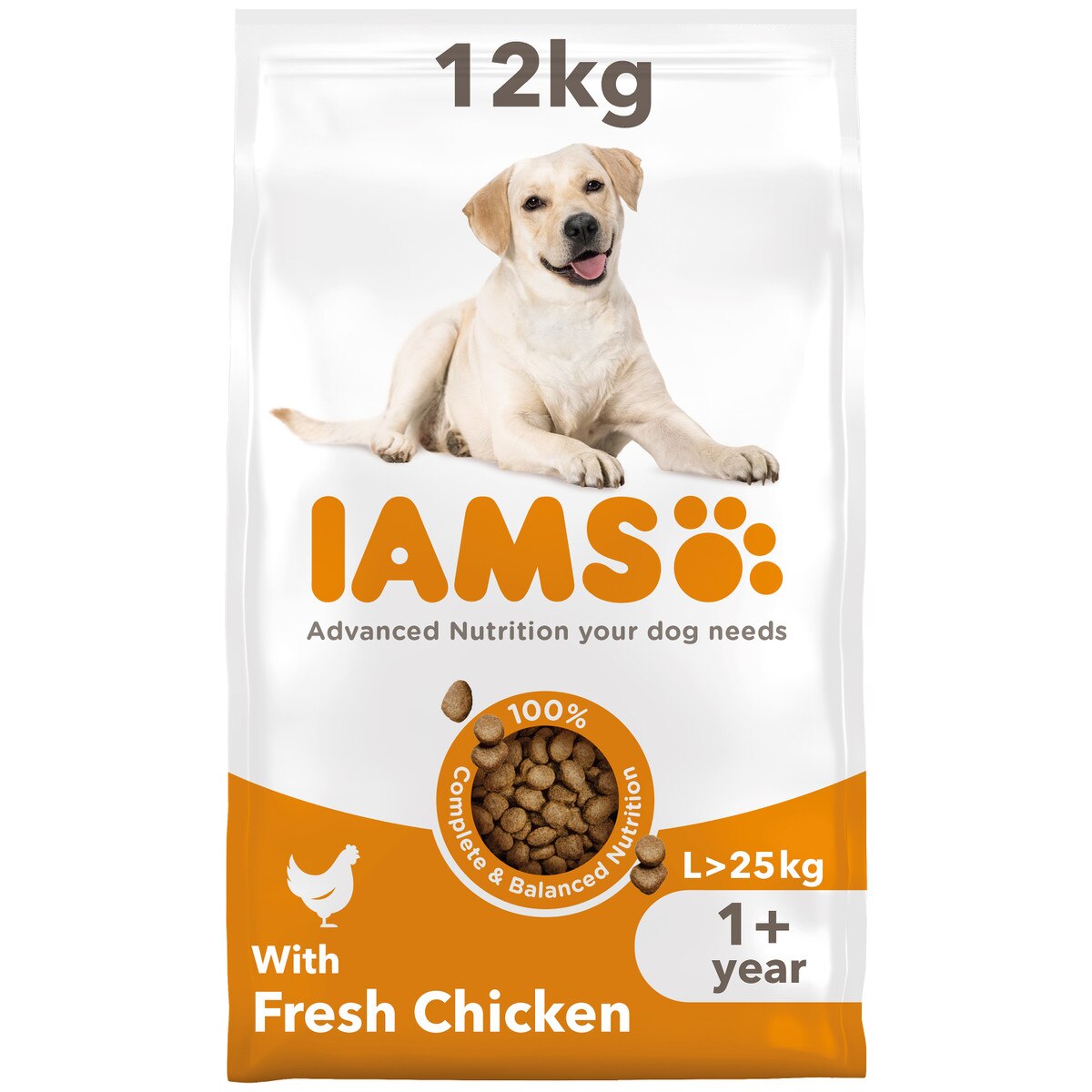 Iams Dog Adult Large Breed Chicken 12kg product image
