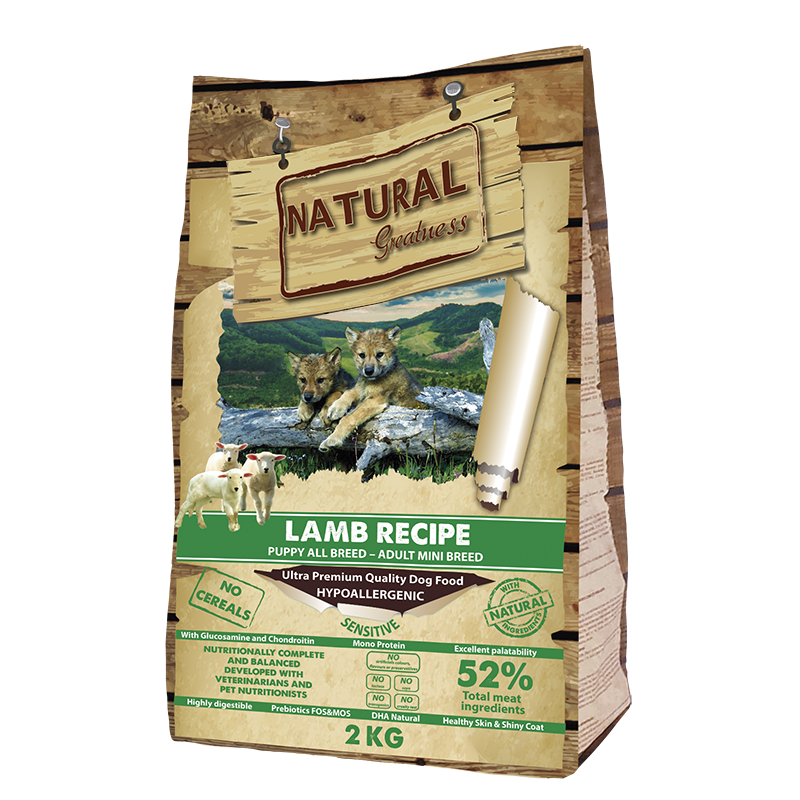 Natural Greatness Puppy & Adult Mini Lamb Recipe 2kg product image