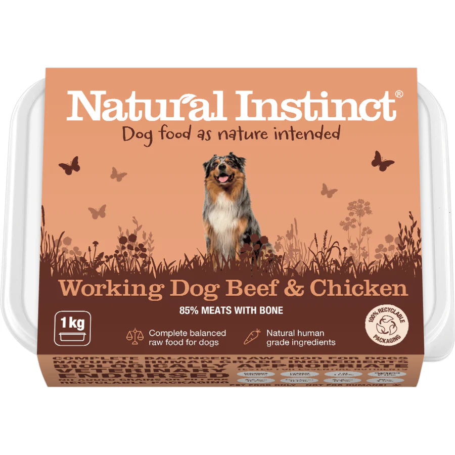Natural Instinct Working Dog Beef 1Kg