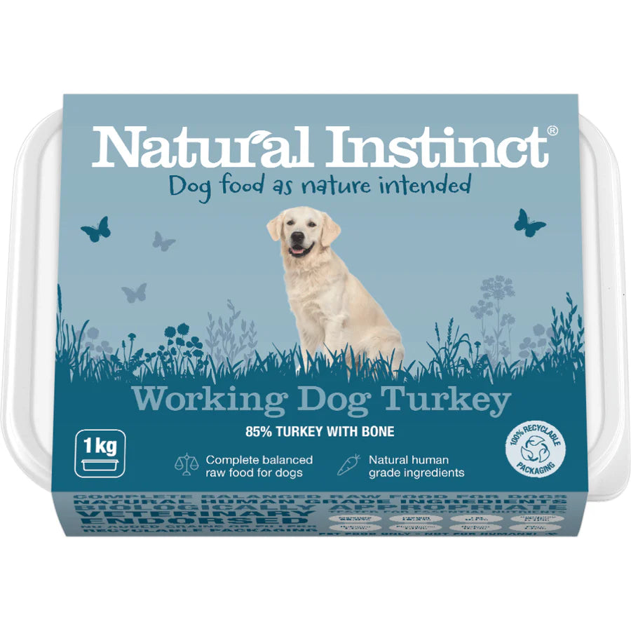 Natural Instinct Working Dog Turkey 1Kg