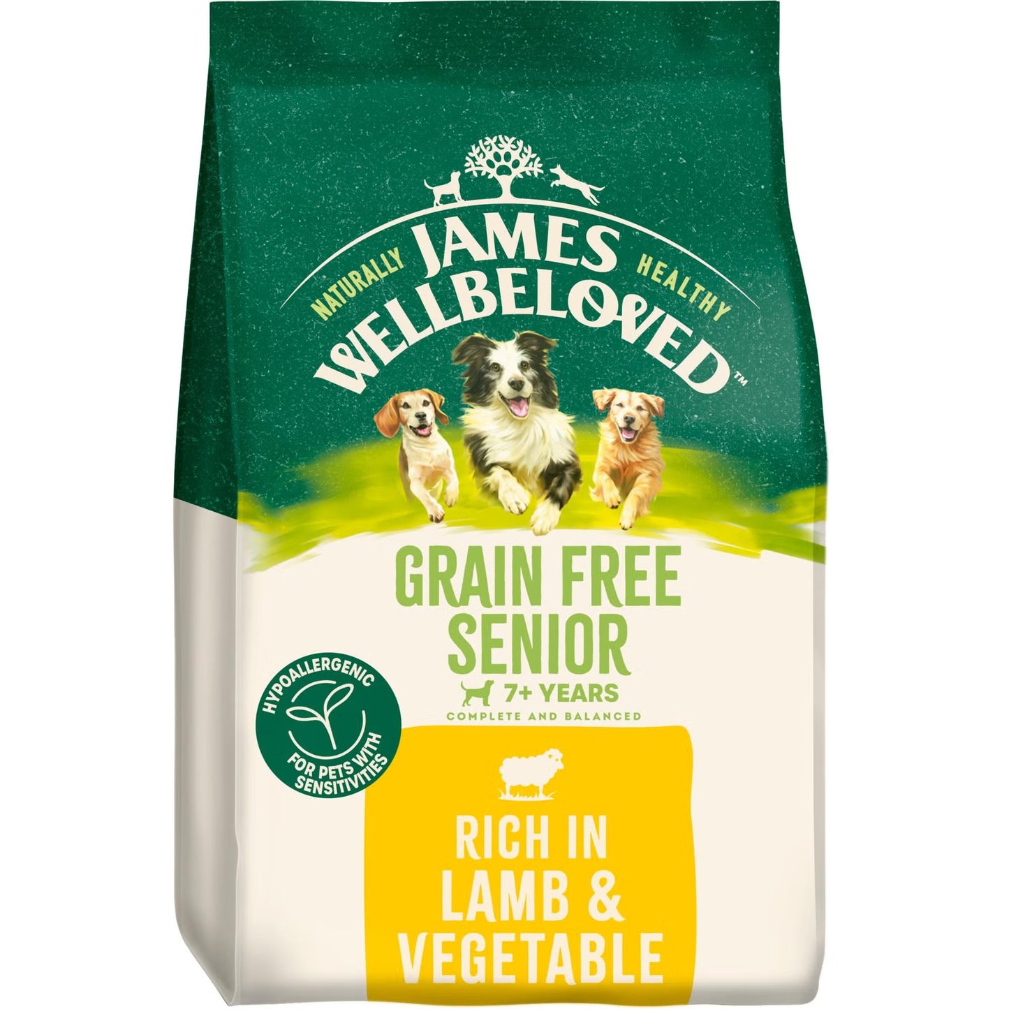 James Wellbeloved Dog Senior Grain Free Lamb 10kg