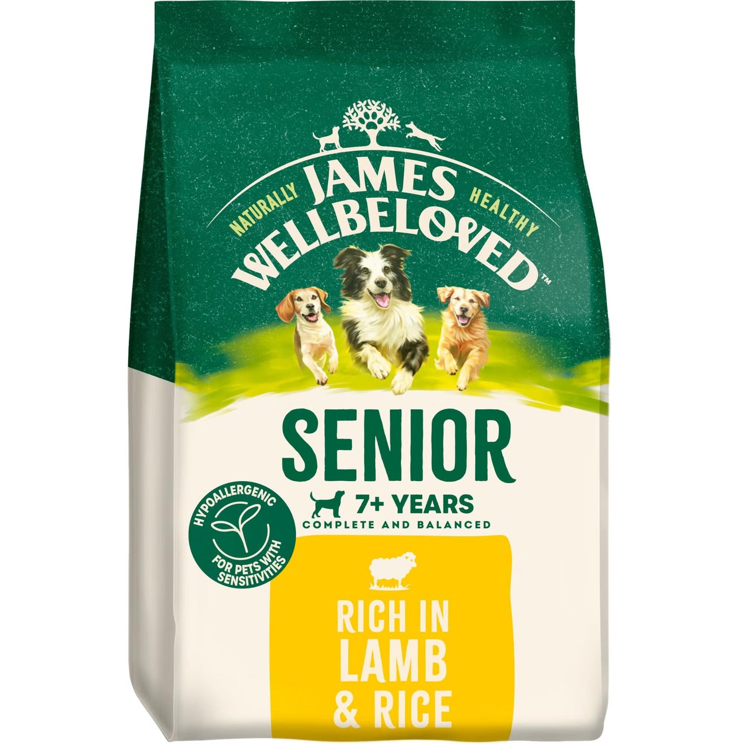 James Wellbeloved Dog Senior Lamb 15kg