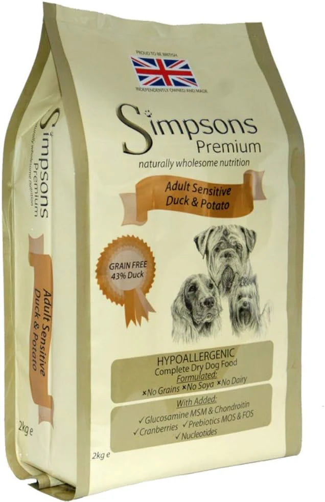 Simpsons Adult Sensitive Duck & Potato 12kg product image