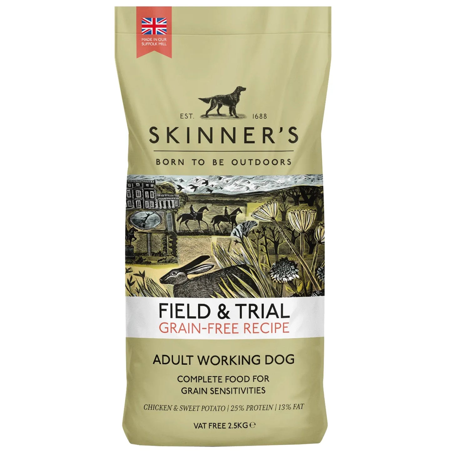 Skinners Field & Trial Grain Free Chicken & Sweet Potato 2.5kg product image