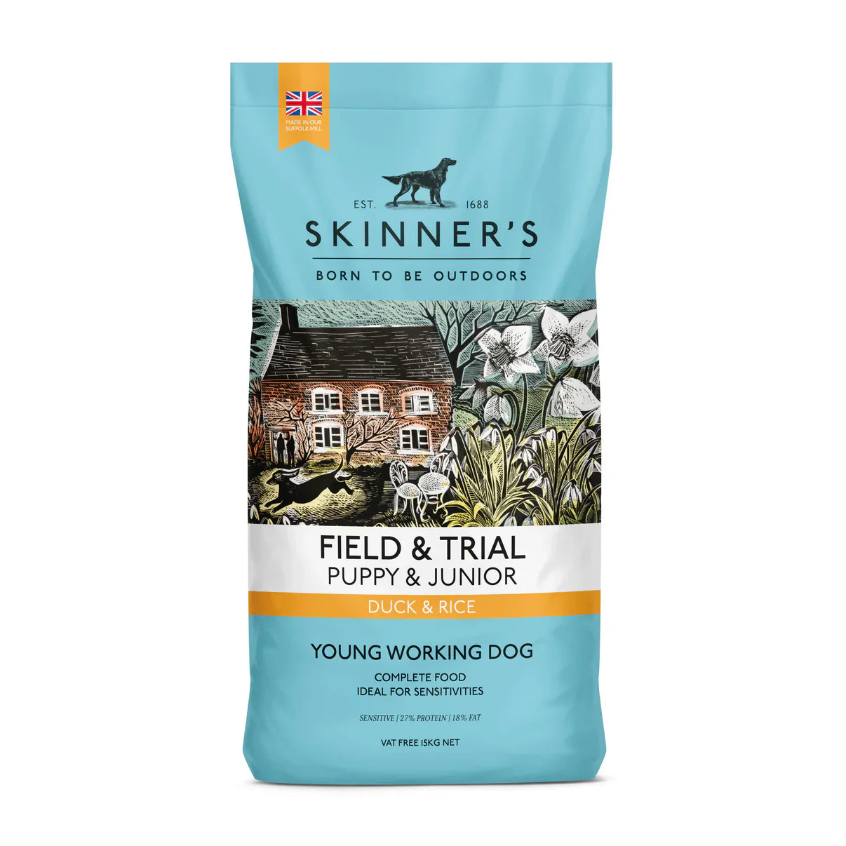 Skinners Field & Trial Puppy Duck And Rice 15kg product image