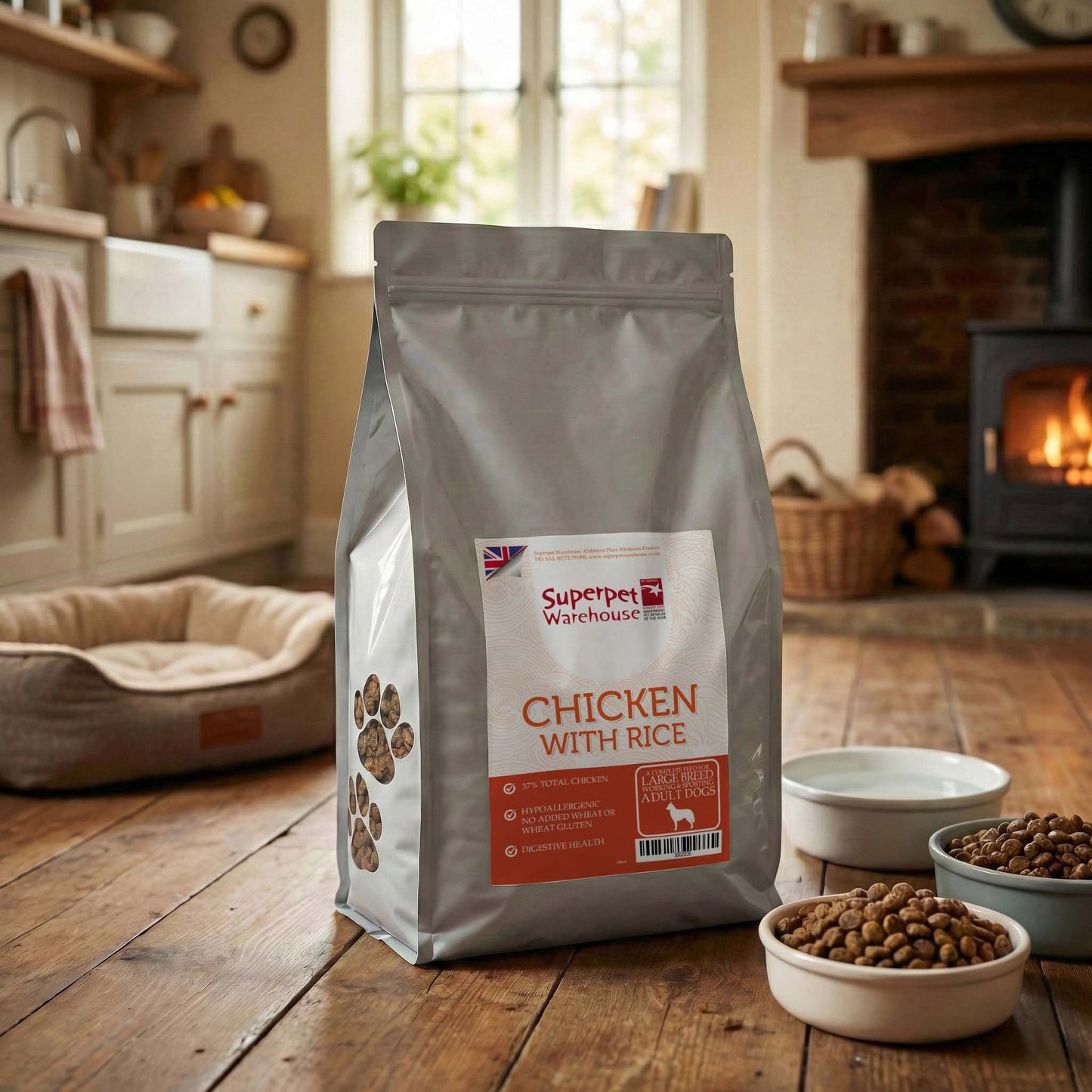 Superpet Super Premium Dog Large Breed Adult Chicken & Rice 2kg