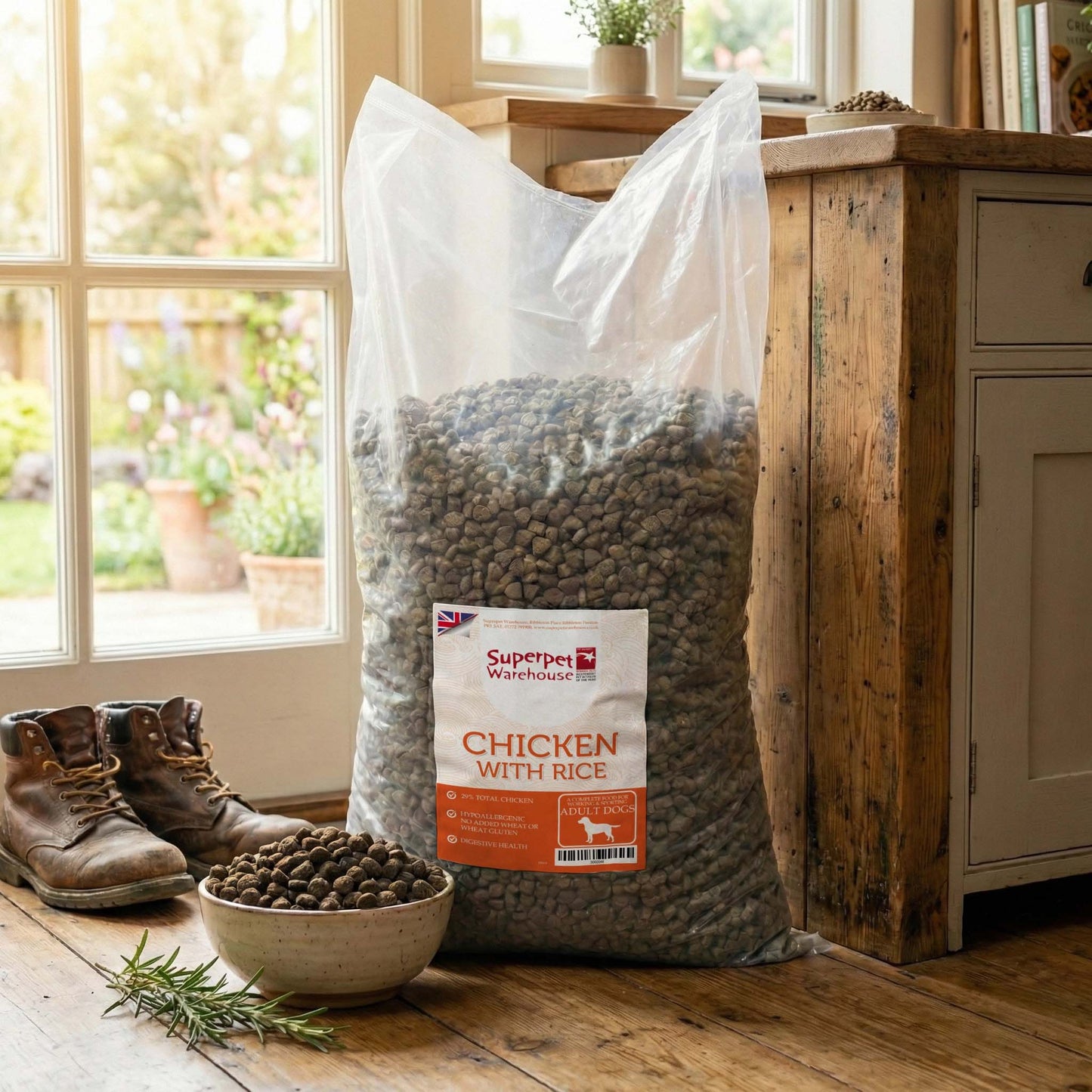 Superpet Super Premium Dog Adult Chicken & Rice Working Dog 15Kg