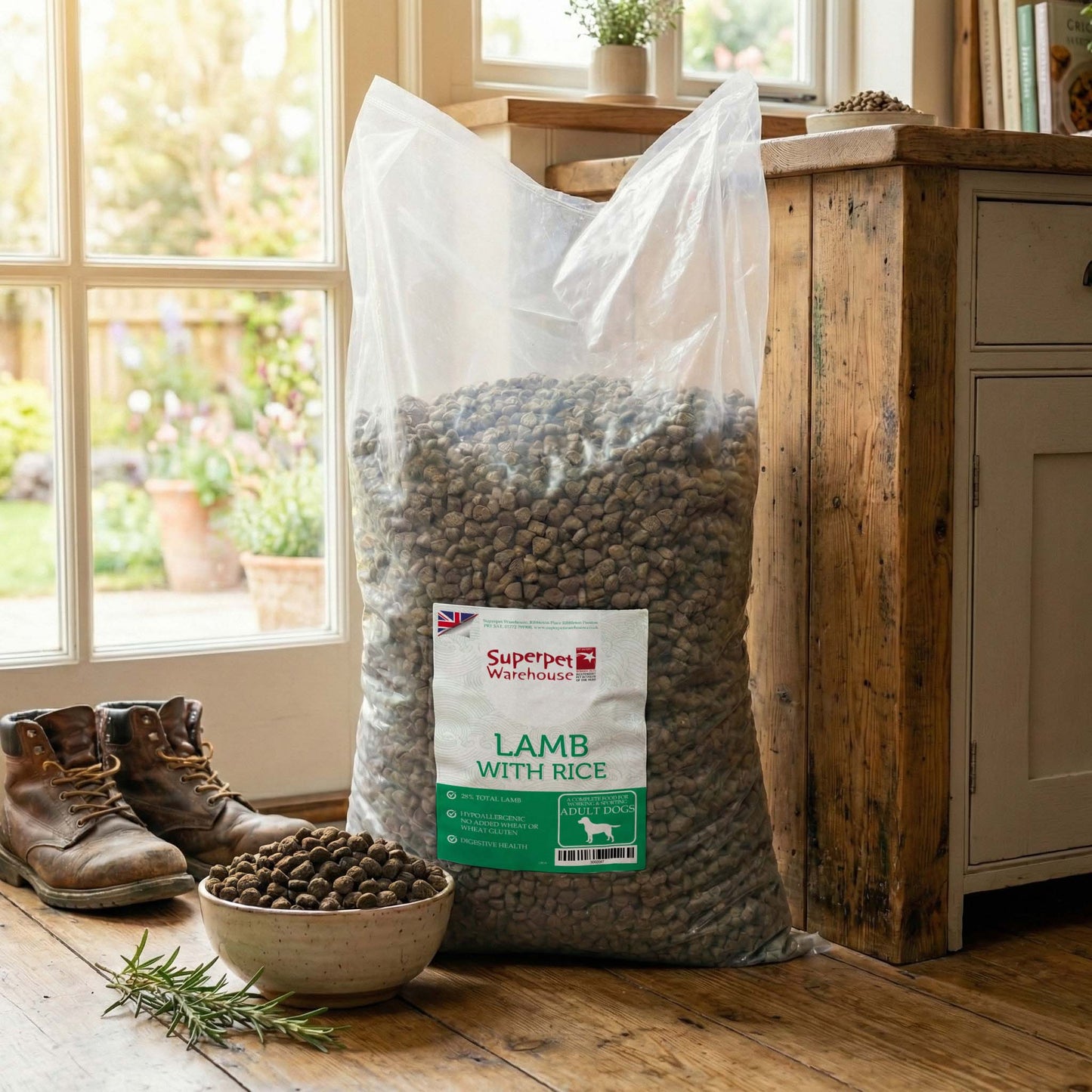Superpet Super Premium Dog Adult Lamb And Rice Working Dog 15Kg
