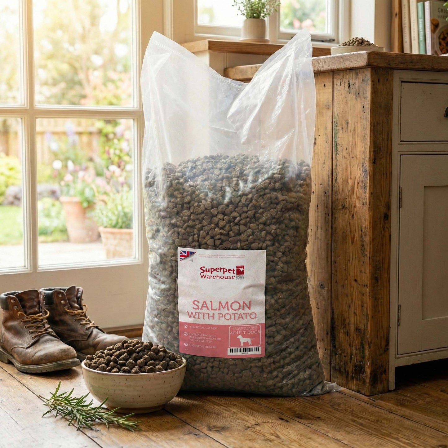 Superpet Super Premium Dog Adult Salmon & Potato Working Dog 15Kg