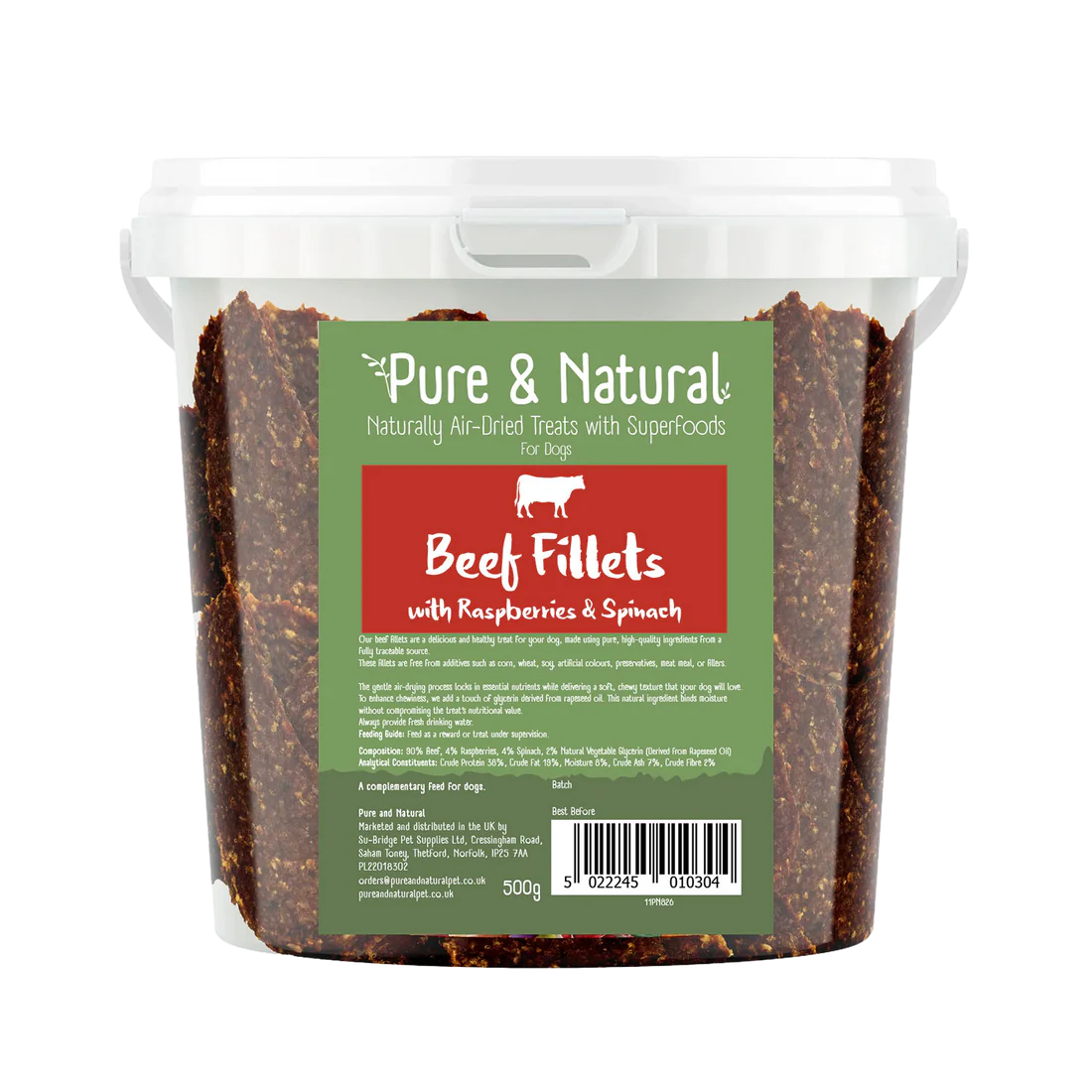 Pure & Natural Beef Fillets 500g