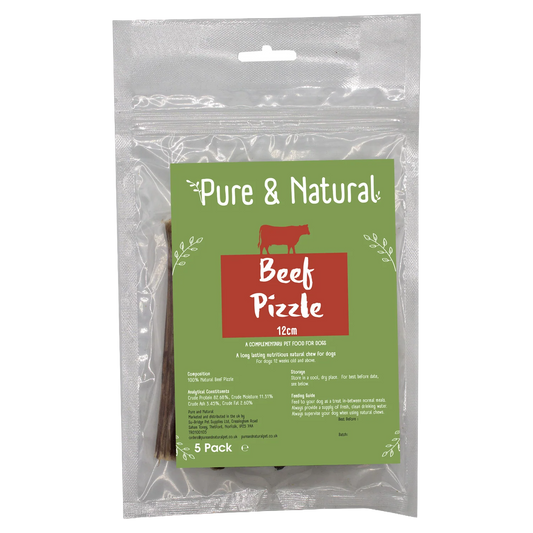 Pure & Natural 12cm Bulls Pizzle 10pk