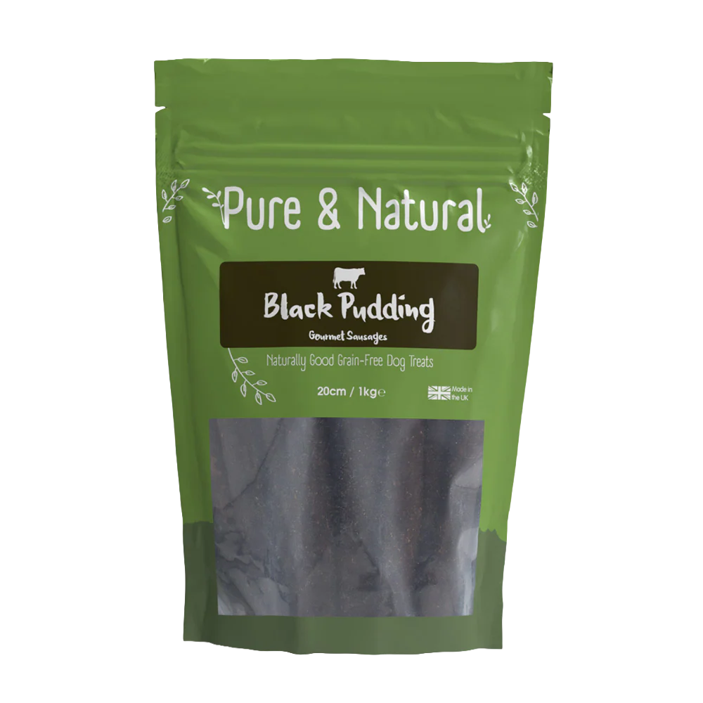 Pure & Natural Black Pudding Gourment Sausages 20cm 1kg